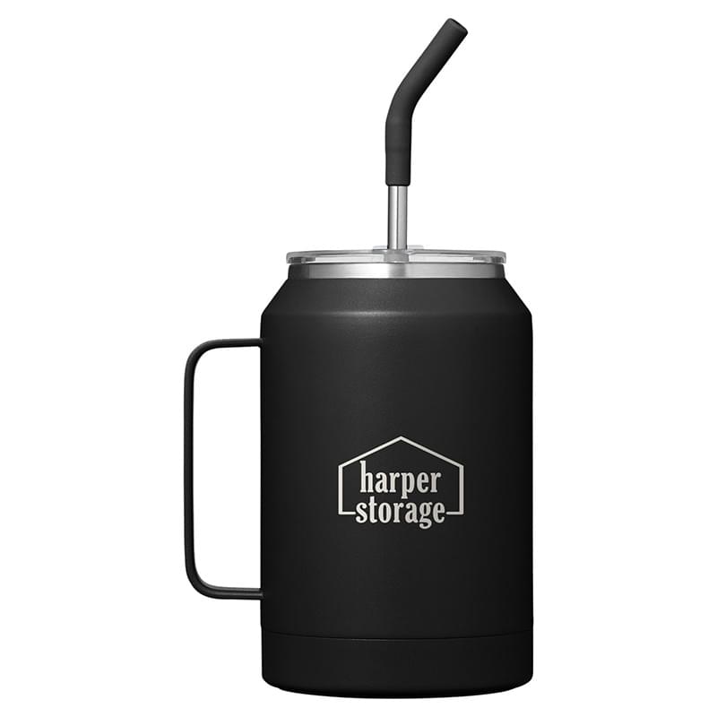 Dri Duck Maverick 32 oz. Insulated Stainless Steel Mug With Straw