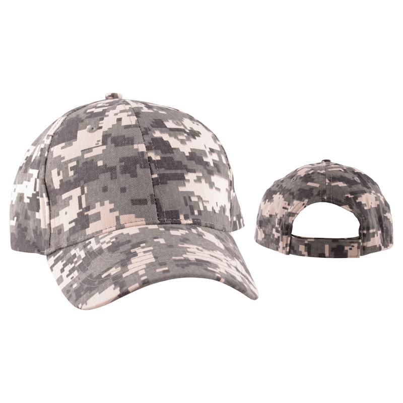 Digital Camo Structured Baseball Cap (6 Panel)