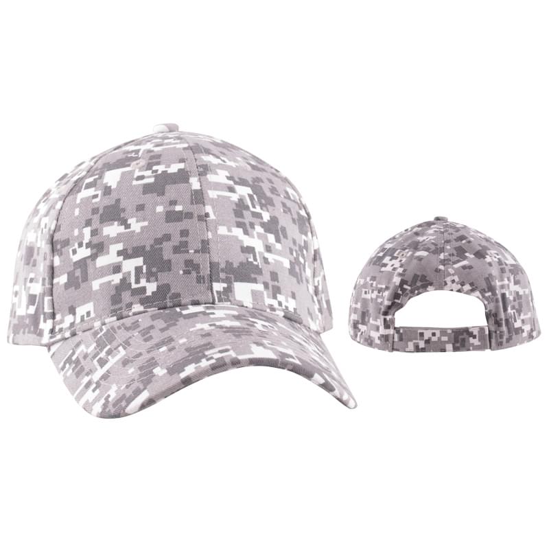 Digital Camo Structured Baseball Cap (6 Panel)
