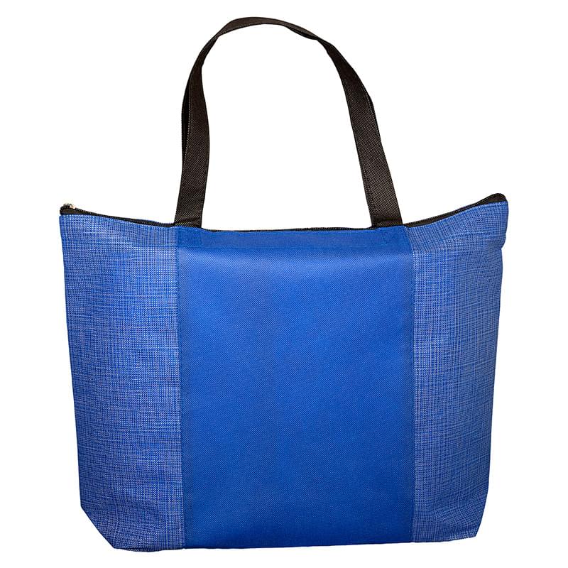 Tonal Non-Woven Zipper Trade Show Tote Bag 4