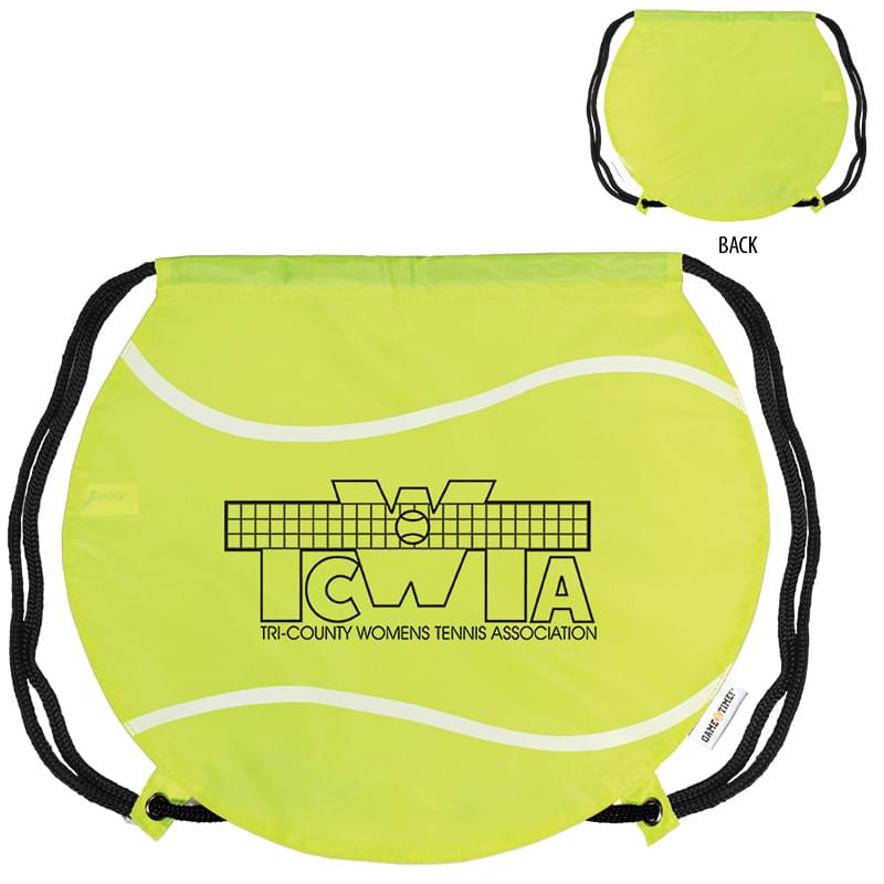 GameTime! Tennis Ball Drawstring Backpack