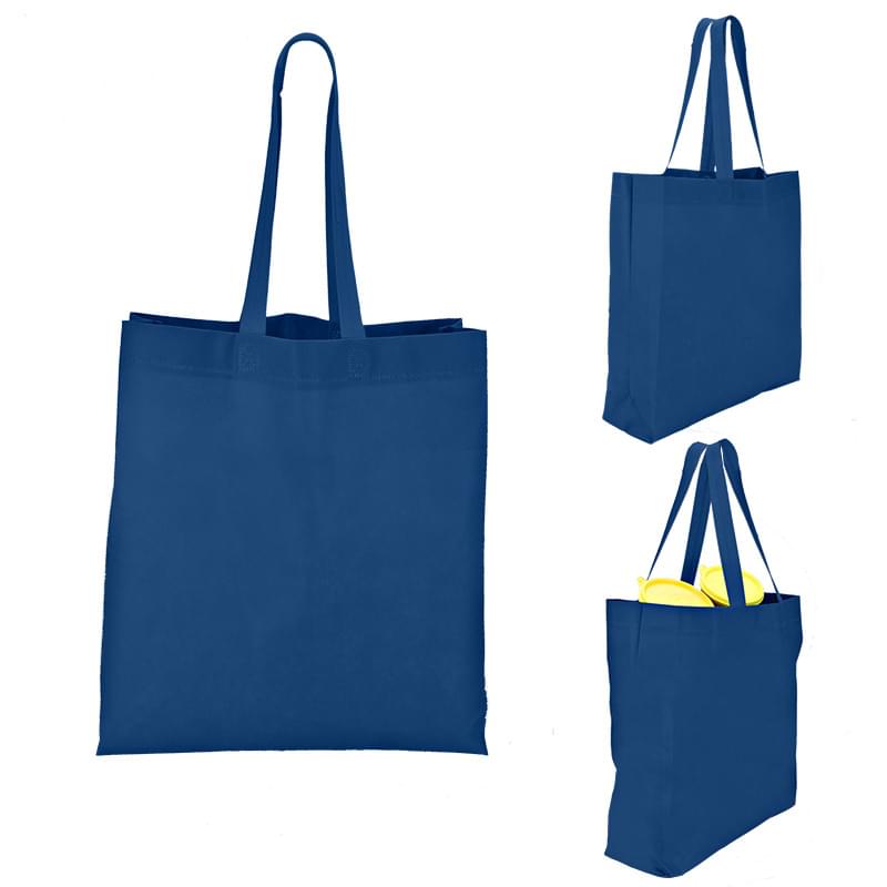 Heat Sealed Non-Woven Value Tote with Gusset