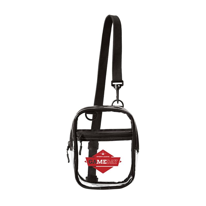 Prime Line All Access Clear Adjustable Sling Bag