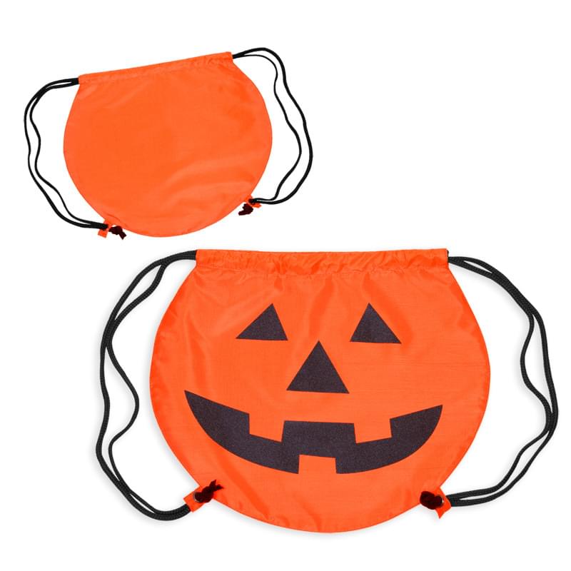 Pumpkin Drawstring Backpack