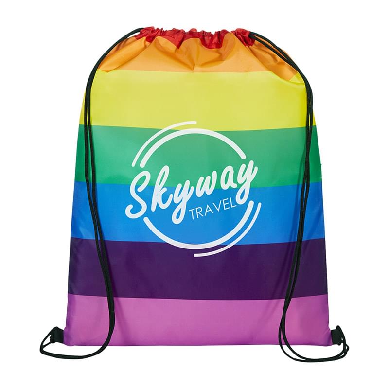 Prime Line b.free Pride Rainbow Drawstring Bag