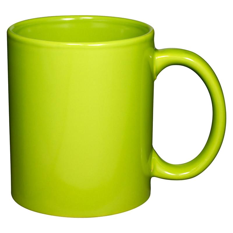 11 oz. Basic C-Handle Ceramic Mug - Colors