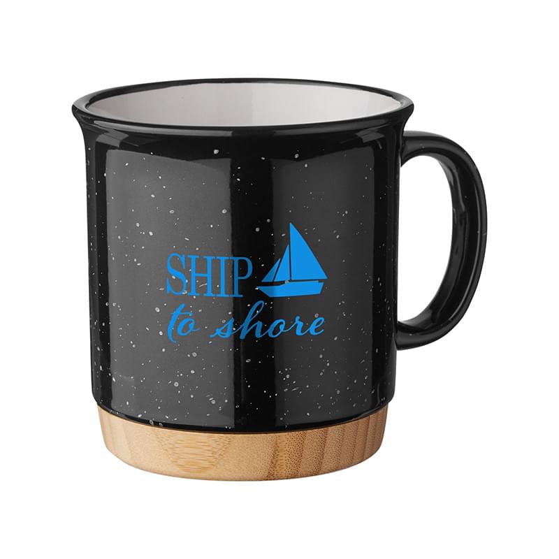 Prime Line 15 oz. Campfire Mug With Bamboo Base
