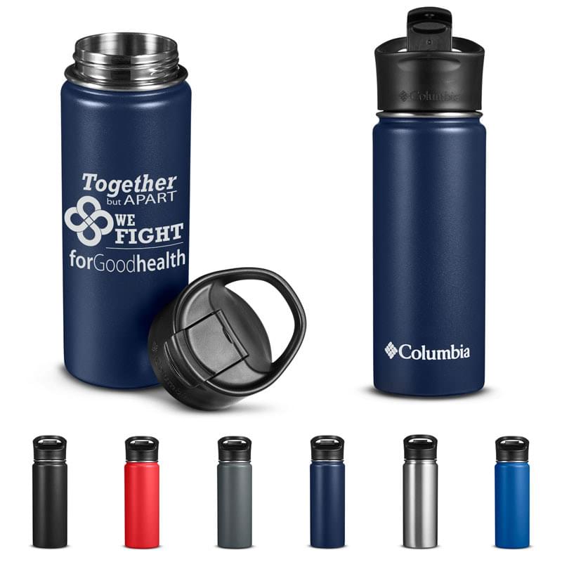 Columbia&reg; 18 oz. Double-Wall Vacuum Bottle with Sip-Thru Top