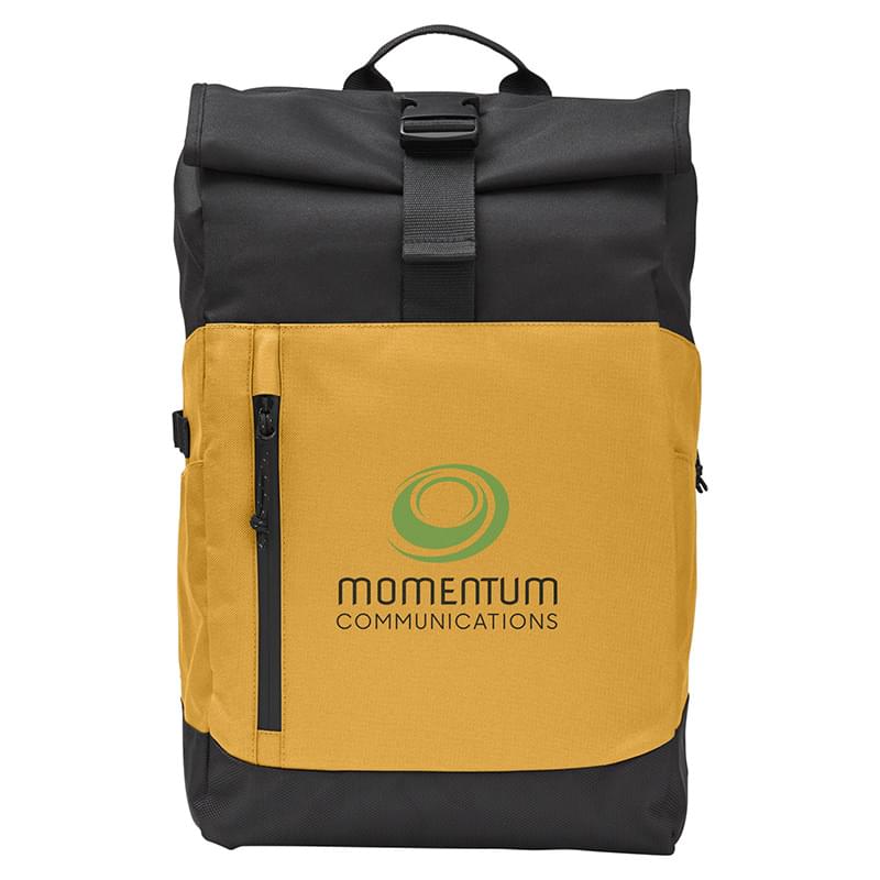 econscious Grove Rolltop Travel Laptop Backpack