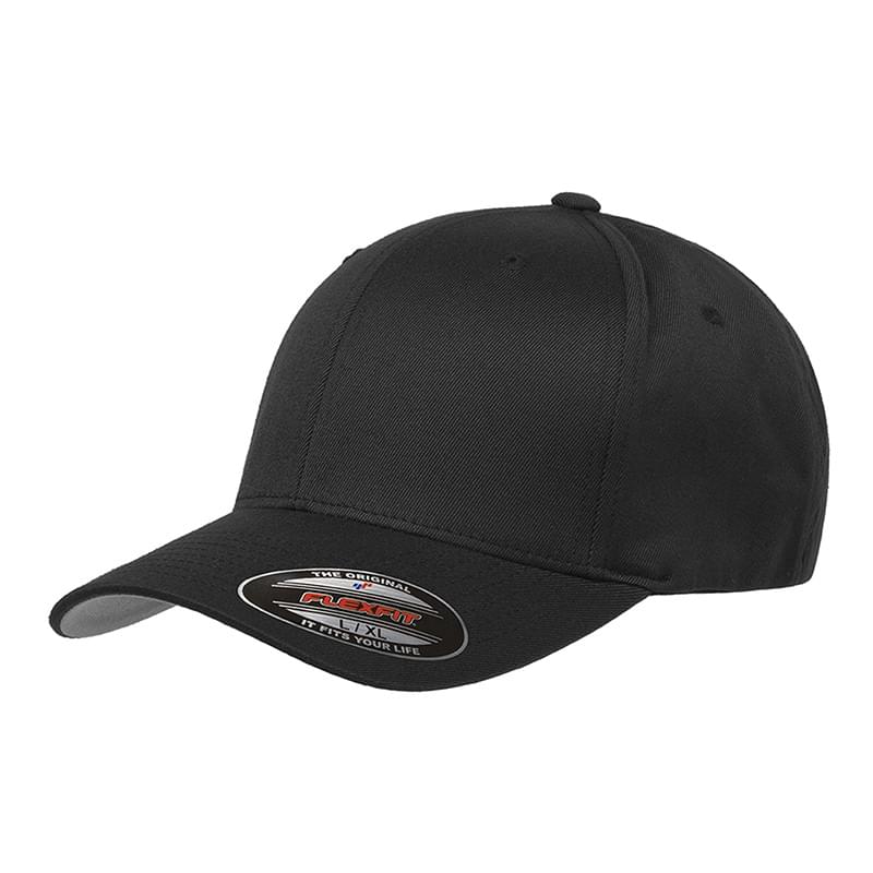 Flexfit Adult Wooly 6 Panel Cap (Structured Fitted) 3