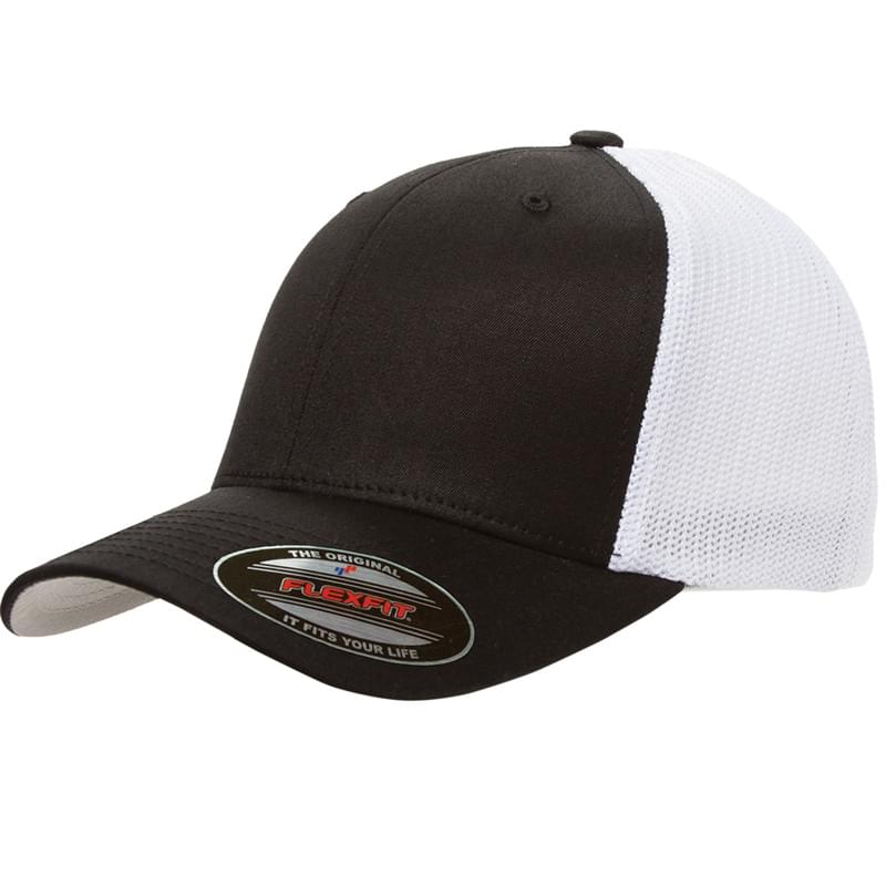 Flexfit 6 Panel Fitted Trucker Cap 4