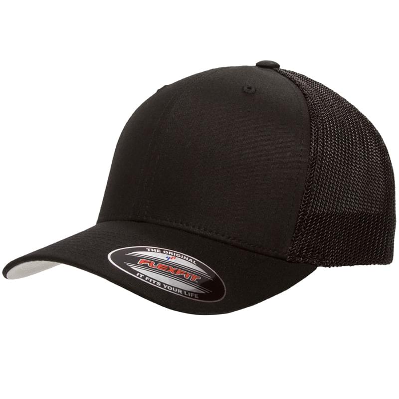 Flexfit 6 Panel Fitted Trucker Cap 3