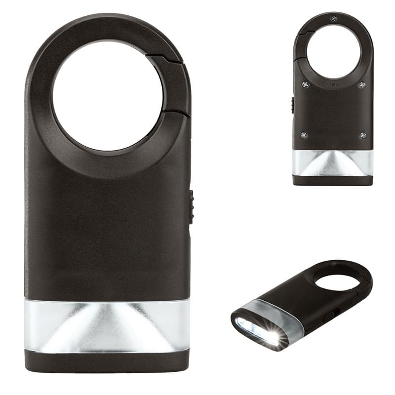 Portable Flashlight with Carabiner Clip 2