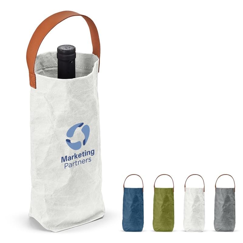 Prime Line H&T Washed Paper Wine Tote