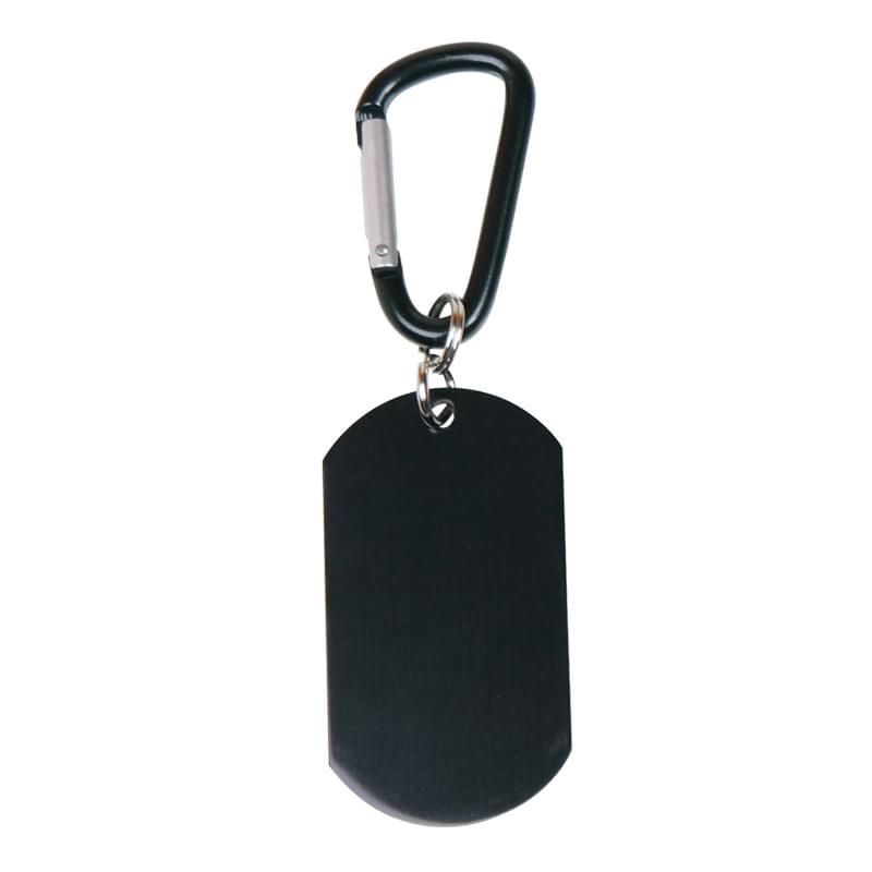 Classic Dog Tag On Carabiner 2