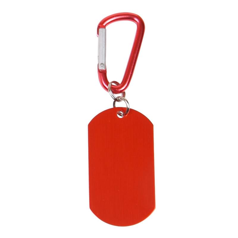 Classic Dog Tag On Carabiner 3