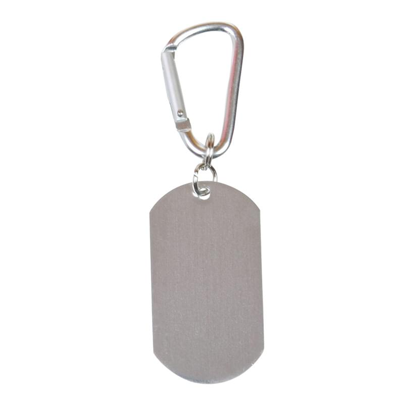 Classic Dog Tag On Carabiner 4