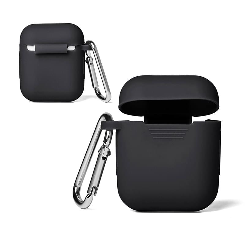Silicone Earbud Case with Carabiner 