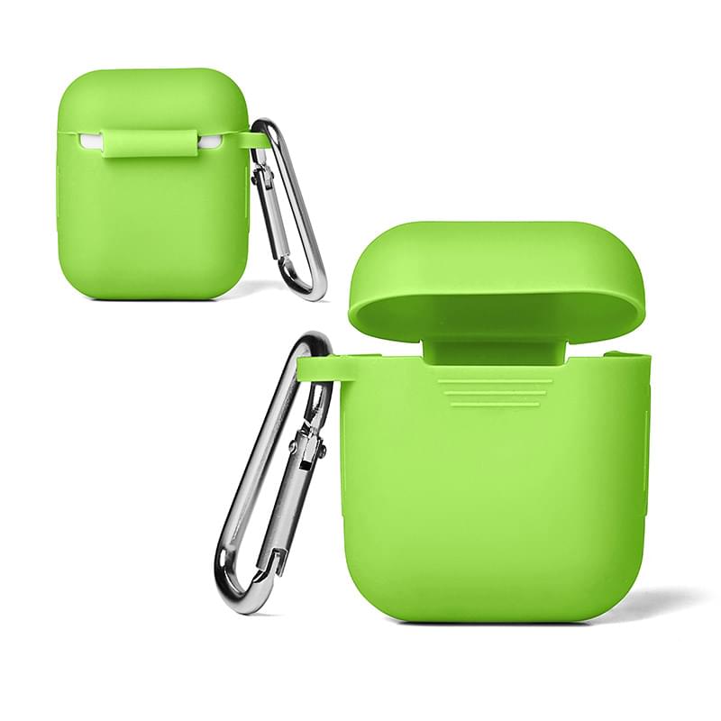 Silicone Earbud Case with Carabiner 