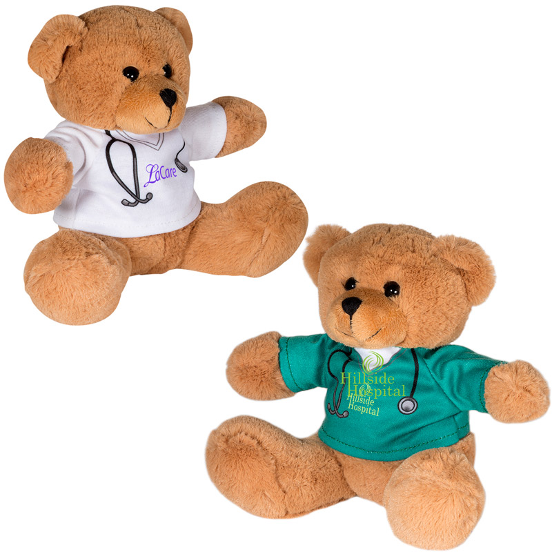 7" Doctor or Nurse Plush Bear