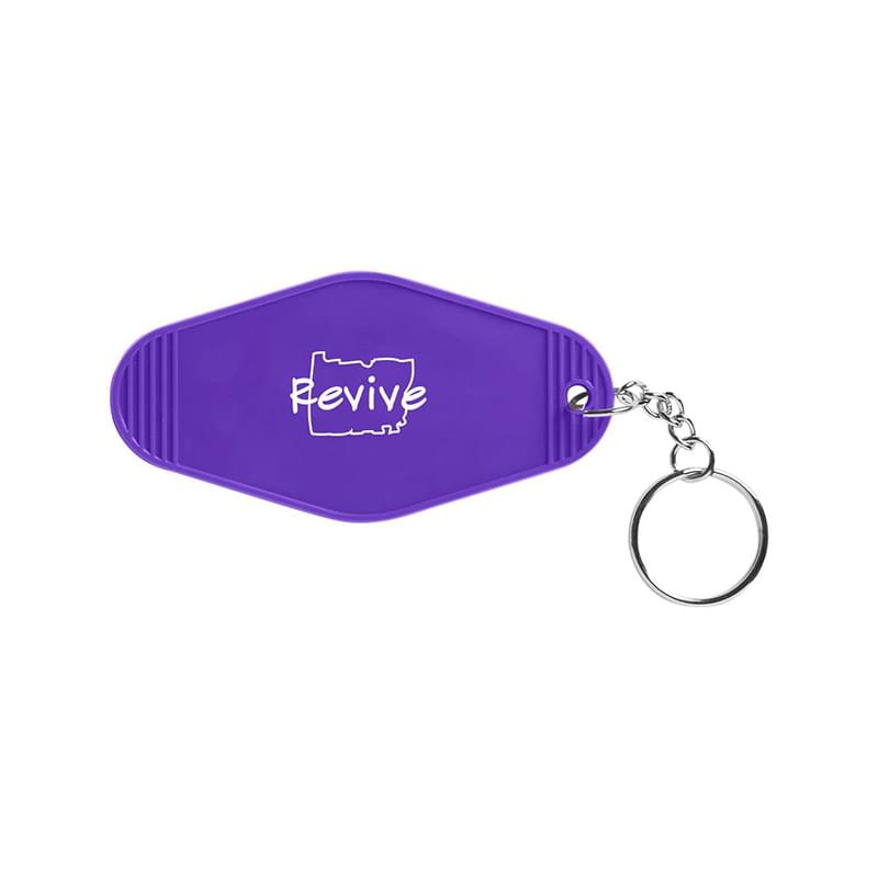 Prime Line Recycled ABS Motel Keychain