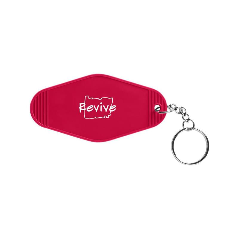 Prime Line Recycled ABS Motel Keychain