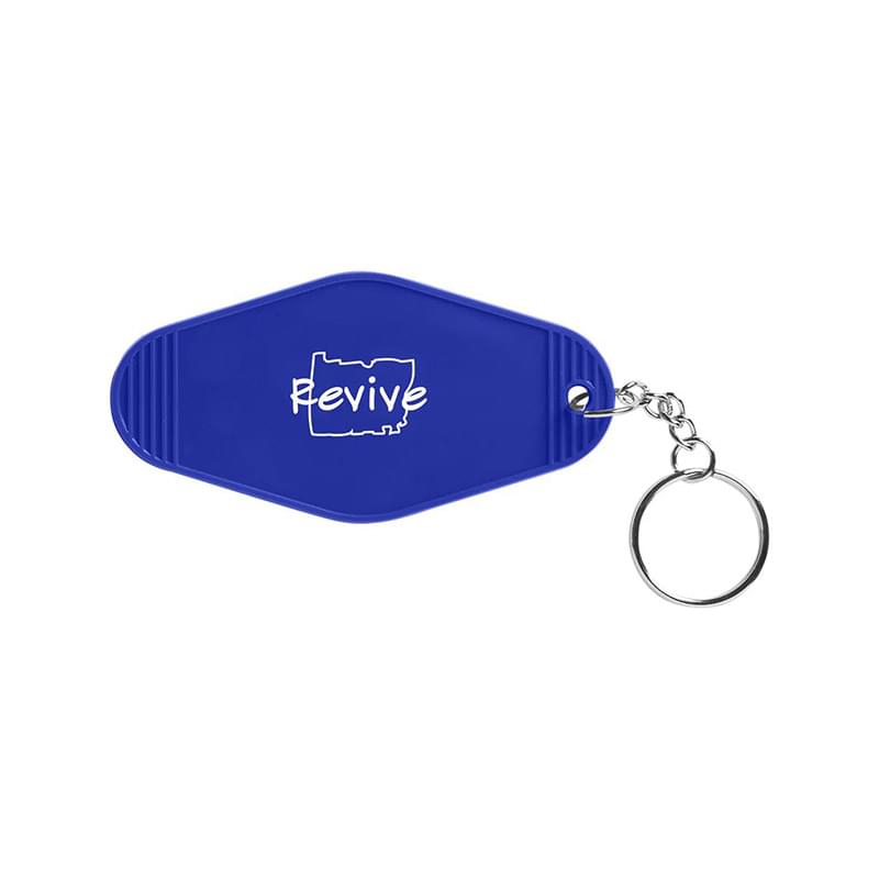 Prime Line Recycled ABS Motel Keychain