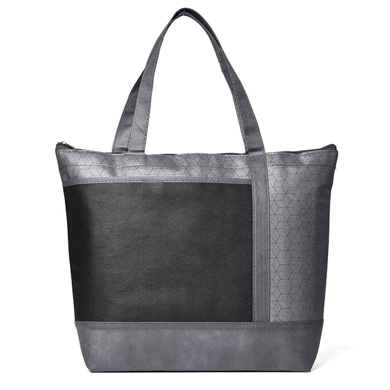 Hexagon Pattern Non-Woven Cooler Tote