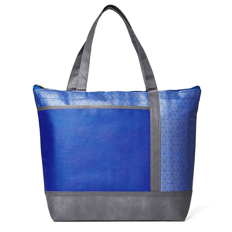 Hexagon Pattern Non-Woven Cooler Tote