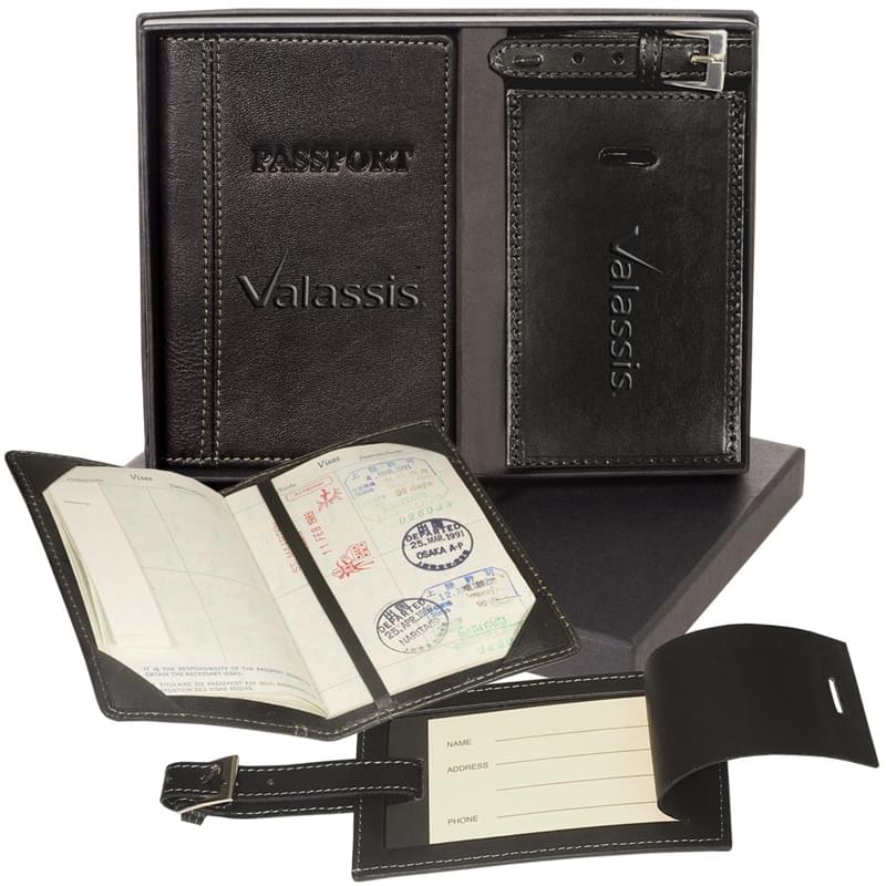 Whitney Peconic Passport & Luggage Tag Set