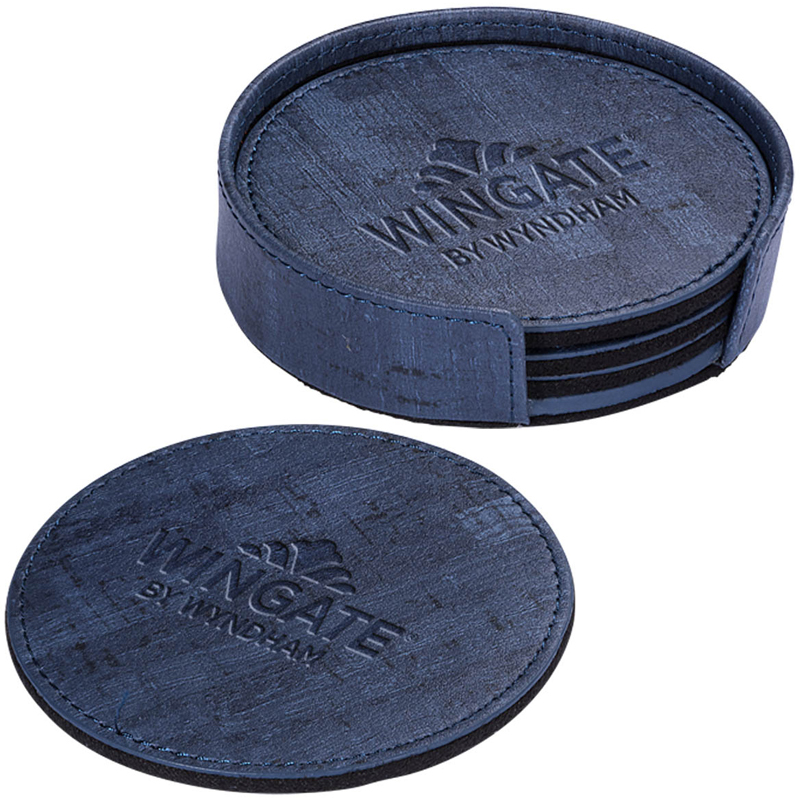 Casablanca Cork Round Coaster Set