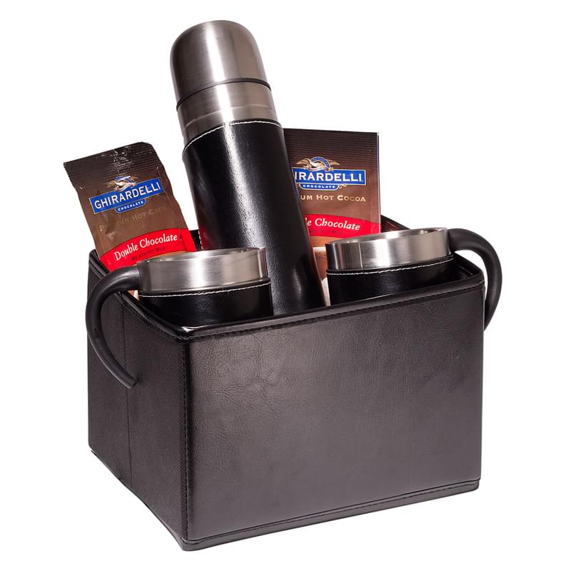 Empire Thermal Bottle & Cups Ghirardelli® Cocoa Set