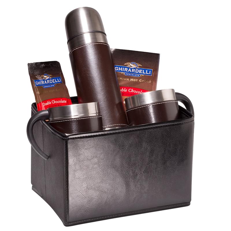 Empire Thermal Bottle & Cups Ghirardelli® Cocoa Set