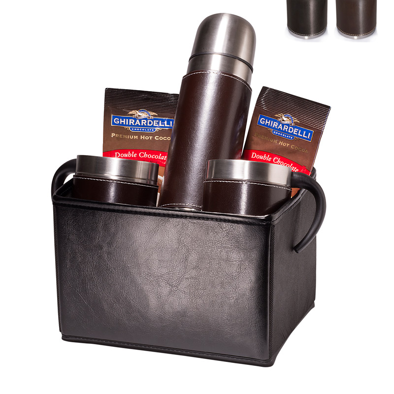 Empire Thermos & Cups Ghirardelli Cocoa Set