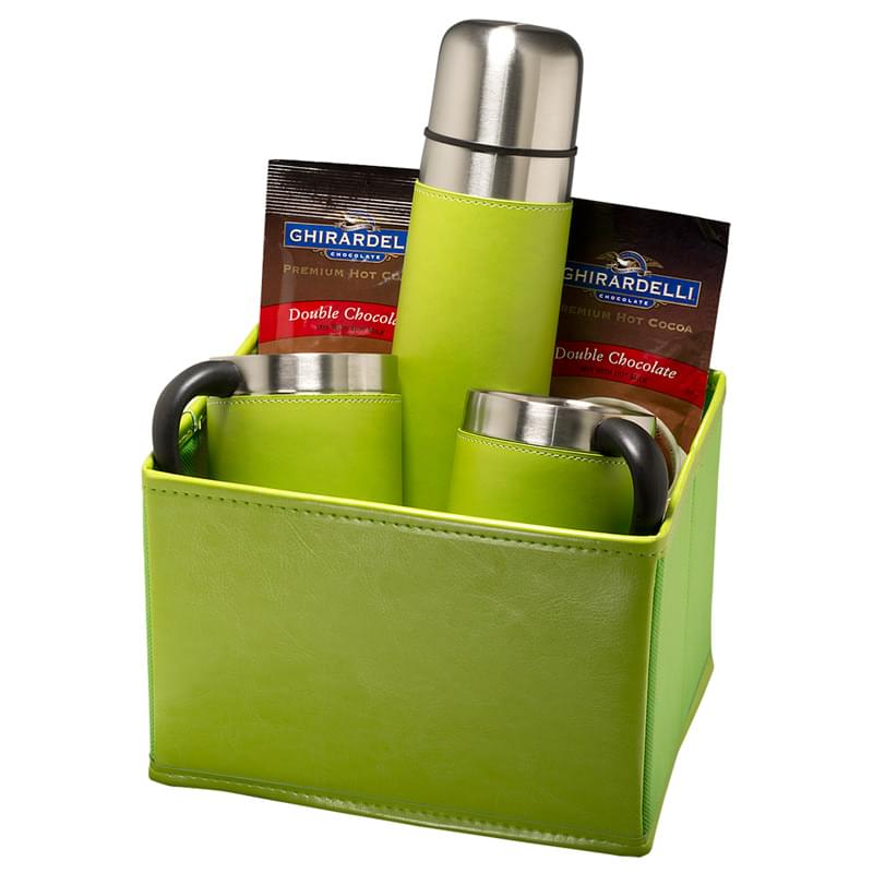 Tuscany™ Thermal Bottle & Cups Ghirardelli® Cocoa Set