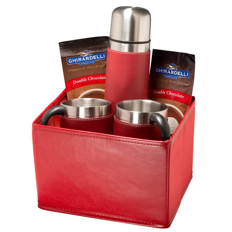 Tuscany™ Thermal Bottle & Cups Ghirardelli® Cocoa Set