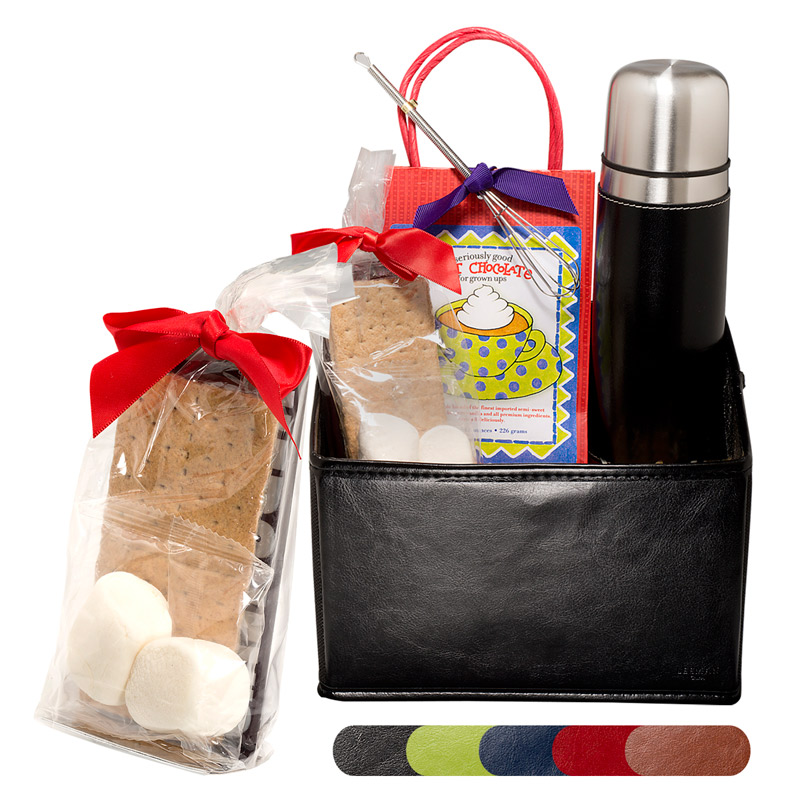 Tuscany Thermal Bottle, Hot Chocolate & S’mores Gift Set