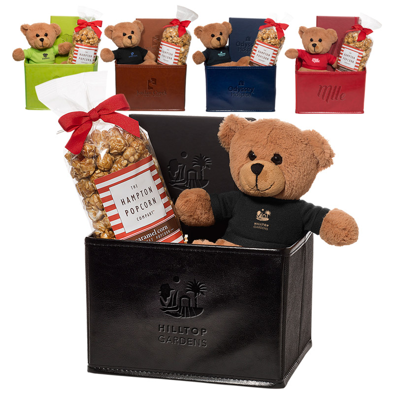 Tuscany&trade; Notebook, Teddy Bear & Popcorn Set
