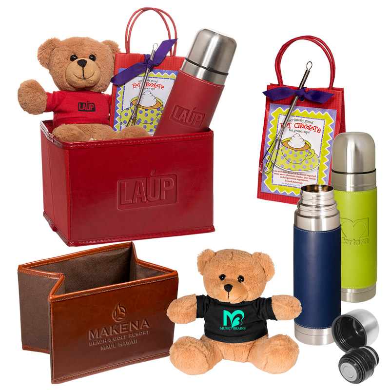 Tuscany&trade; Thermal Bottle, Bear and Hot Cocoa Set
