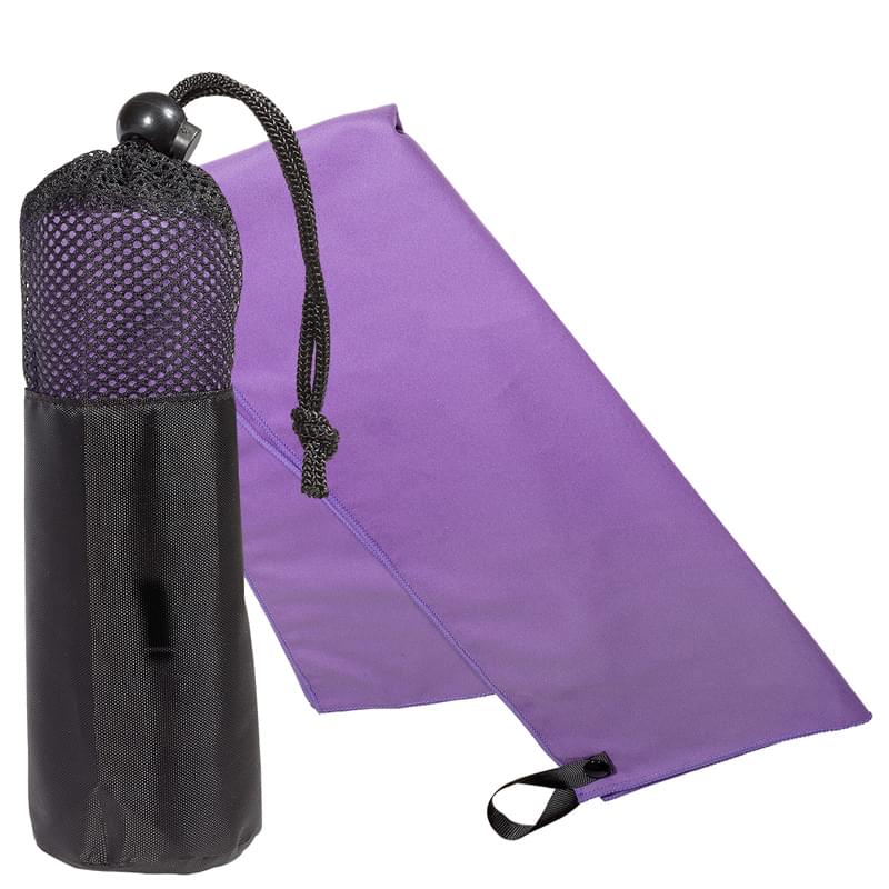 Microfiber Quick Dry & Cooling Towel in Mesh Pouch 