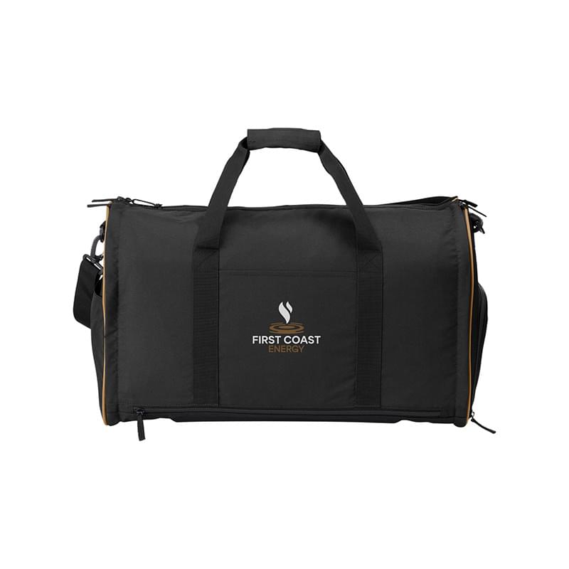 Harriton ClimaBloc™ Eco Friendly Convertible Garment Duffel & Laptop Bag