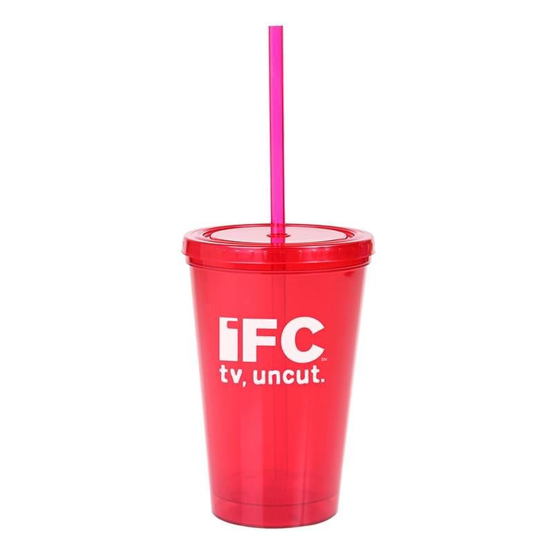 Prime Line USA Made 16 oz. Double-Wall Tumbler