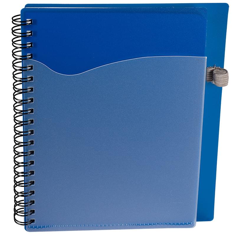Polypro Notebook with Clear Front Pocket 4