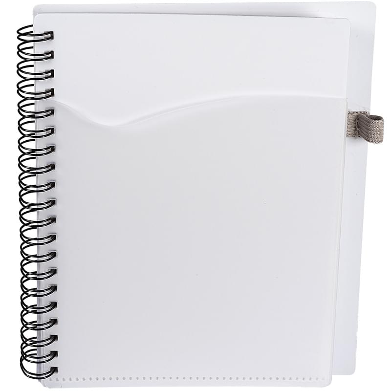 Polypro Notebook with Clear Front Pocket 2