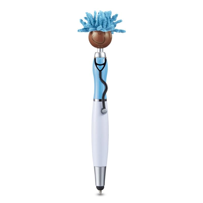MopToppers&reg; Screen Cleaner with Stethoscope Stylus Pen - Multi-Cultural Version (Brown Skin Color)