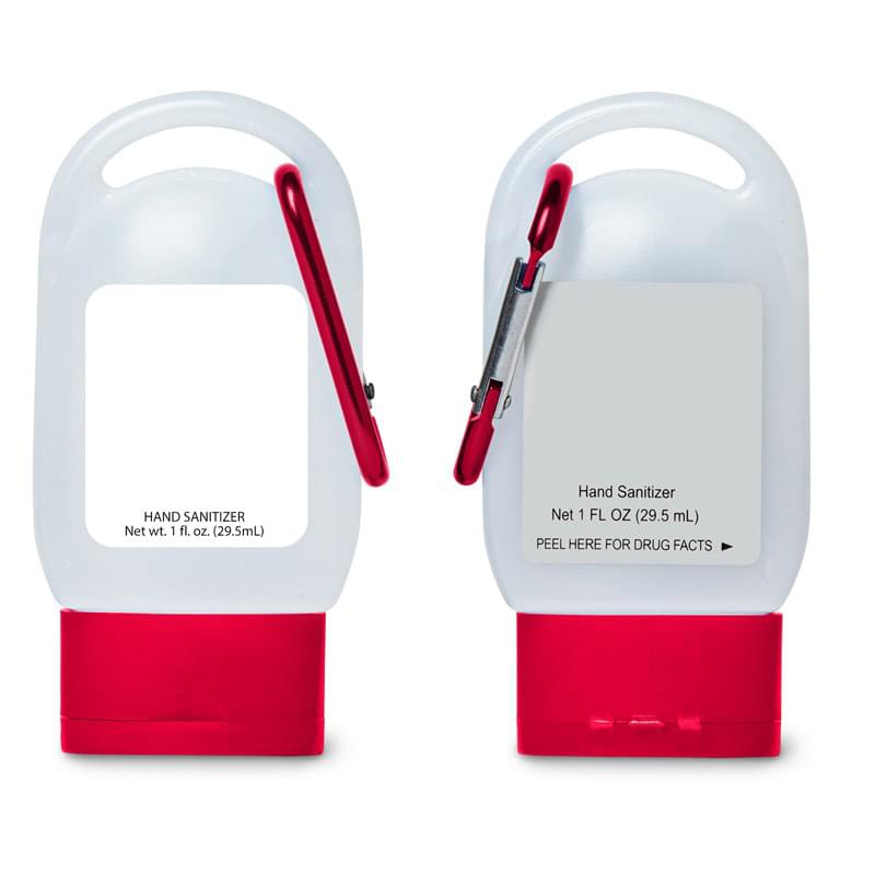 Compact Hand Sanitizer with Carabiner 4