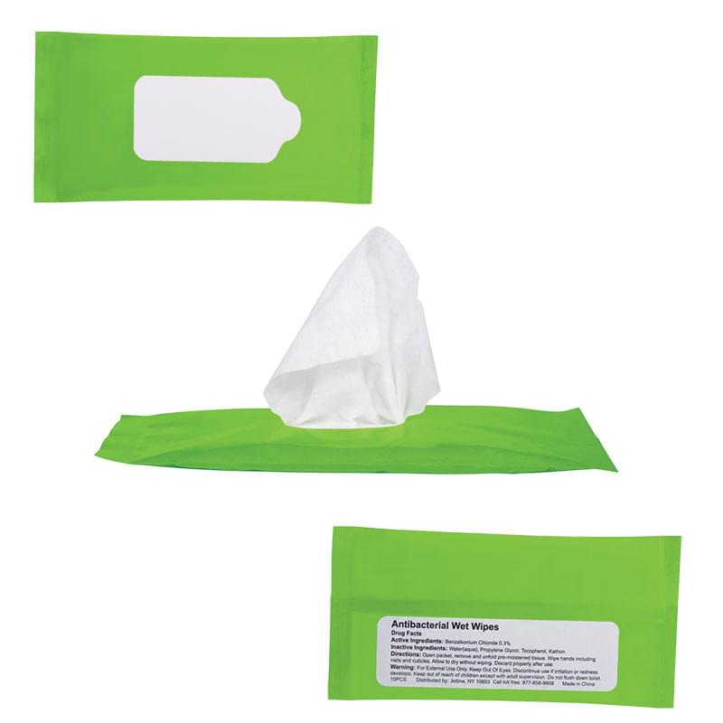Sanitizer Wipes in Re-sealable Pouch 2