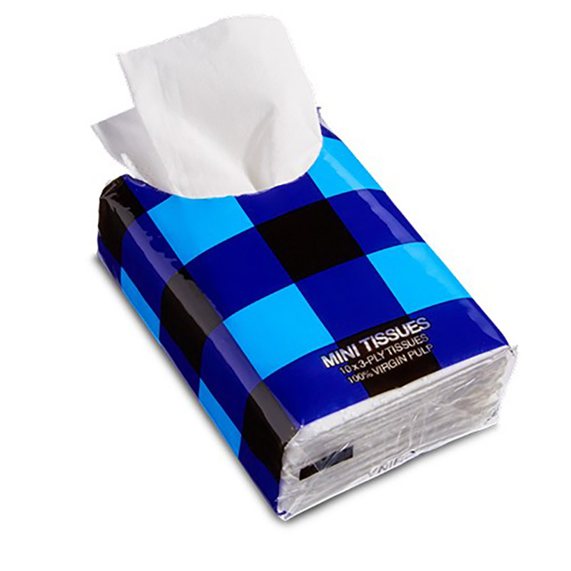 Mini Tissue Packet - Buffalo Plaid
