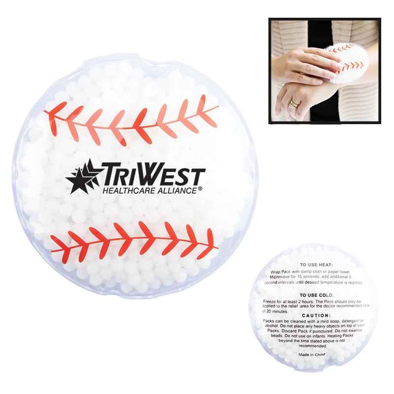 Hot/Cold Gel Pack "�? Sport Shapes - Baseball