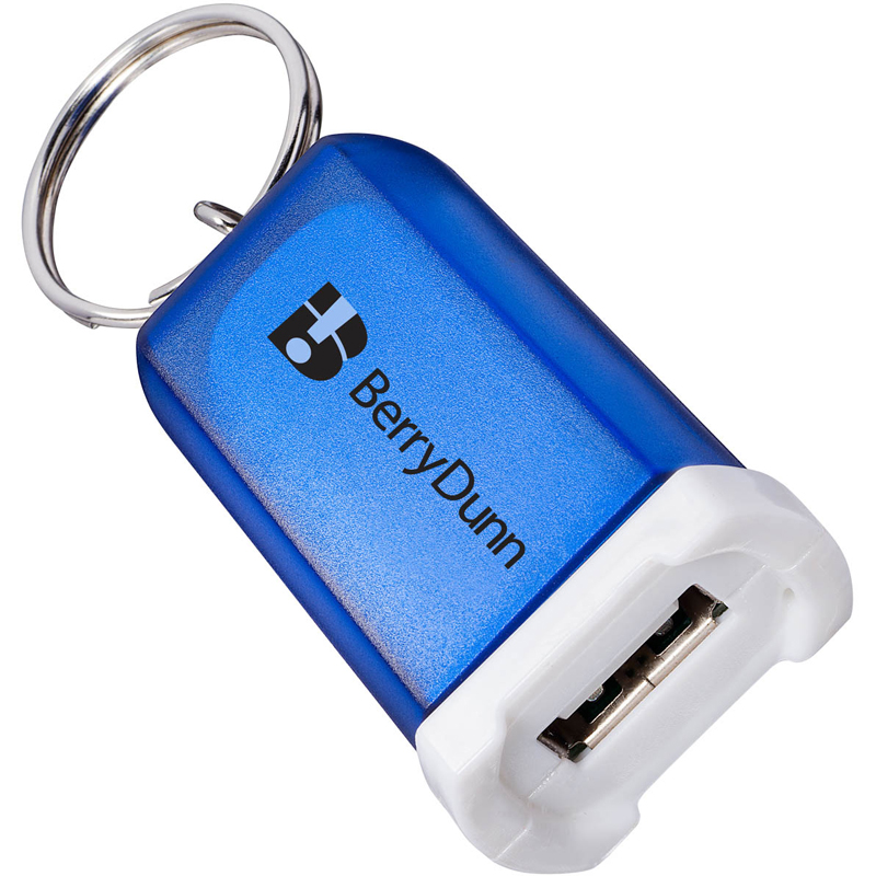 Mini Car Charger with Key Ring